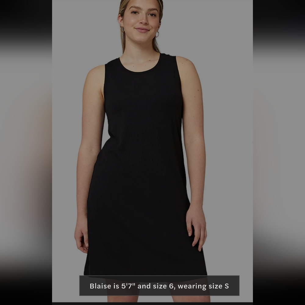 32 degrees small black swing dress